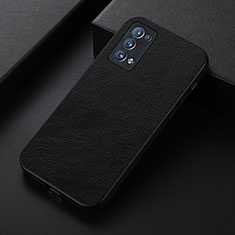 Handyhülle Hülle Luxus Leder Schutzhülle B06H für Oppo Reno6 Pro+ Plus 5G Schwarz