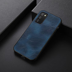 Handyhülle Hülle Luxus Leder Schutzhülle B06H für Samsung Galaxy A03s Blau