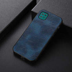 Handyhülle Hülle Luxus Leder Schutzhülle B06H für Samsung Galaxy A22s 5G Blau