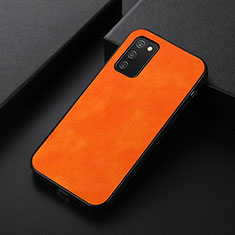 Handyhülle Hülle Luxus Leder Schutzhülle B06H für Samsung Galaxy F02S SM-E025F Orange