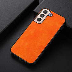 Handyhülle Hülle Luxus Leder Schutzhülle B06H für Samsung Galaxy S21 FE 5G Orange