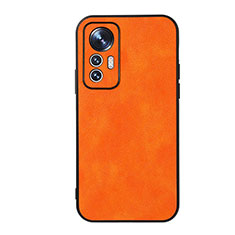 Handyhülle Hülle Luxus Leder Schutzhülle B06H für Xiaomi Mi 12 5G Orange