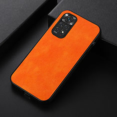 Handyhülle Hülle Luxus Leder Schutzhülle B06H für Xiaomi Redmi Note 11 4G (2022) Orange