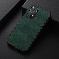 Handyhülle Hülle Luxus Leder Schutzhülle B06H für Xiaomi Redmi Note 11 Pro 4G Grün