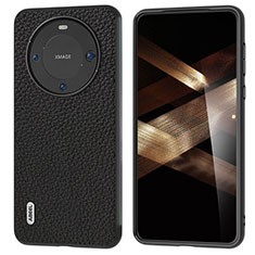 Handyhülle Hülle Luxus Leder Schutzhülle B07H für Huawei Mate 60 Pro+ Plus Schwarz