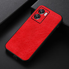 Handyhülle Hülle Luxus Leder Schutzhülle B07H für Oppo A77 5G Rot