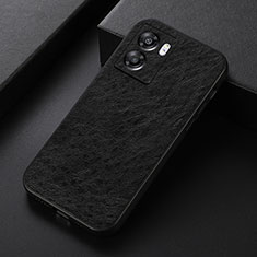 Handyhülle Hülle Luxus Leder Schutzhülle B07H für Oppo A77 5G Schwarz