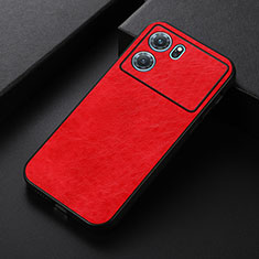 Handyhülle Hülle Luxus Leder Schutzhülle B07H für Oppo K10 5G Rot