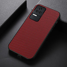 Handyhülle Hülle Luxus Leder Schutzhülle B07H für Xiaomi Poco F4 5G Rot