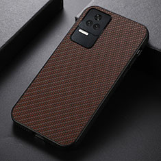 Handyhülle Hülle Luxus Leder Schutzhülle B07H für Xiaomi Redmi K50 Pro 5G Braun