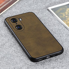 Handyhülle Hülle Luxus Leder Schutzhülle B08H für Huawei Honor 60 Pro 5G Grün