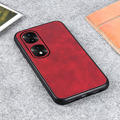 Handyhülle Hülle Luxus Leder Schutzhülle B08H für Huawei Honor 70 Pro 5G Rot