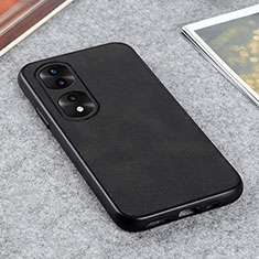 Handyhülle Hülle Luxus Leder Schutzhülle B08H für Huawei Honor 70 Pro+ Plus 5G Schwarz