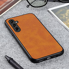 Handyhülle Hülle Luxus Leder Schutzhülle B08H für Samsung Galaxy A14 4G Orange