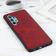 Handyhülle Hülle Luxus Leder Schutzhülle B08H für Samsung Galaxy M32 5G Rot