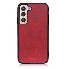 Handyhülle Hülle Luxus Leder Schutzhülle B08H für Samsung Galaxy S21 5G Rot