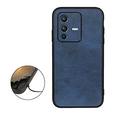 Handyhülle Hülle Luxus Leder Schutzhülle B08H für Vivo V23 Pro 5G Blau