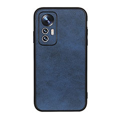 Handyhülle Hülle Luxus Leder Schutzhülle B08H für Xiaomi Mi 12 5G Blau