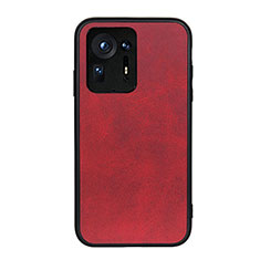 Handyhülle Hülle Luxus Leder Schutzhülle B08H für Xiaomi Mi Mix 4 5G Rot