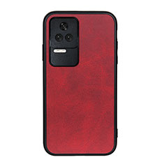 Handyhülle Hülle Luxus Leder Schutzhülle B08H für Xiaomi Redmi K40S 5G Rot