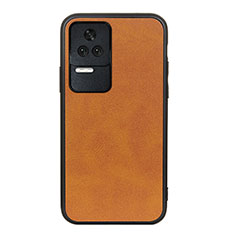 Handyhülle Hülle Luxus Leder Schutzhülle B08H für Xiaomi Redmi K50 5G Braun