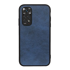 Handyhülle Hülle Luxus Leder Schutzhülle B08H für Xiaomi Redmi Note 11 4G (2022) Blau