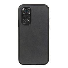 Handyhülle Hülle Luxus Leder Schutzhülle B08H für Xiaomi Redmi Note 11 4G (2022) Schwarz