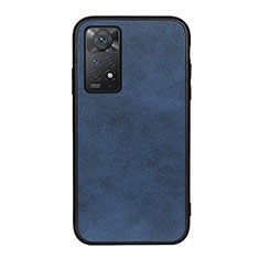 Handyhülle Hülle Luxus Leder Schutzhülle B08H für Xiaomi Redmi Note 11 Pro 5G Blau