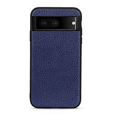 Handyhülle Hülle Luxus Leder Schutzhülle B11H für Google Pixel 7 5G Blau