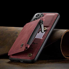 Handyhülle Hülle Luxus Leder Schutzhülle C03S für Samsung Galaxy S23 Plus 5G Rot