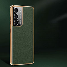 Handyhülle Hülle Luxus Leder Schutzhülle C10 für Samsung Galaxy S21 FE 5G Grün