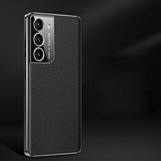 Handyhülle Hülle Luxus Leder Schutzhülle C10 für Samsung Galaxy S21 Plus 5G Schwarz