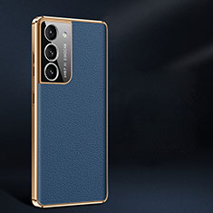 Handyhülle Hülle Luxus Leder Schutzhülle C10 für Samsung Galaxy S23 Plus 5G Blau