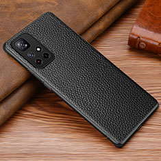 Handyhülle Hülle Luxus Leder Schutzhülle DL1 für Xiaomi Poco M4 Pro 5G Schwarz