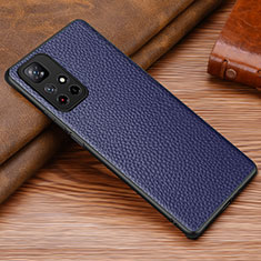 Handyhülle Hülle Luxus Leder Schutzhülle DL1 für Xiaomi Redmi Note 11 5G Blau