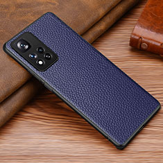 Handyhülle Hülle Luxus Leder Schutzhülle DL1 für Xiaomi Redmi Note 11 Pro+ Plus 5G Blau