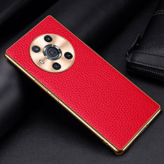 Handyhülle Hülle Luxus Leder Schutzhülle DL2 für Huawei Honor Magic3 5G Rot