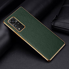 Handyhülle Hülle Luxus Leder Schutzhülle DL2 für Huawei Honor V40 5G Grün