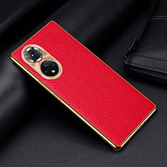 Handyhülle Hülle Luxus Leder Schutzhülle DL2 für Huawei Nova 9 Rot