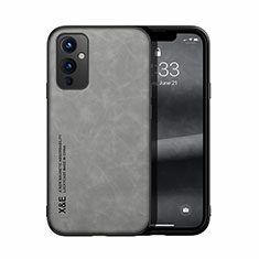 Handyhülle Hülle Luxus Leder Schutzhülle DY1 für OnePlus 9 5G Grau