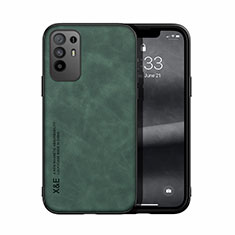 Handyhülle Hülle Luxus Leder Schutzhülle DY1 für Oppo A95 5G Grün