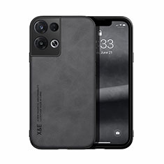 Handyhülle Hülle Luxus Leder Schutzhülle DY1 für Oppo Reno8 5G Schwarz