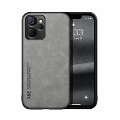 Handyhülle Hülle Luxus Leder Schutzhülle DY1 für Realme 10 5G Grau