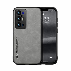 Handyhülle Hülle Luxus Leder Schutzhülle DY1 für Vivo X70 Pro+ Plus 5G Grau