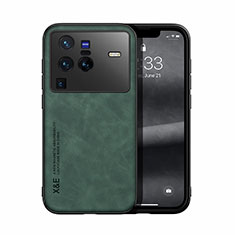 Handyhülle Hülle Luxus Leder Schutzhülle DY1 für Vivo X80 Pro 5G Grün