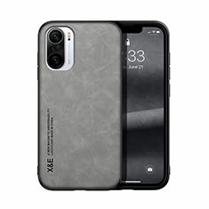 Handyhülle Hülle Luxus Leder Schutzhülle DY1 für Xiaomi Poco F3 5G Grau