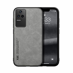 Handyhülle Hülle Luxus Leder Schutzhülle DY1 für Xiaomi Poco F4 5G Grau