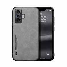 Handyhülle Hülle Luxus Leder Schutzhülle DY1 für Xiaomi Redmi K50 Gaming 5G Grau