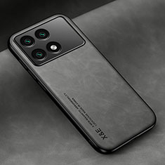 Handyhülle Hülle Luxus Leder Schutzhülle DY1 für Xiaomi Redmi K70 Pro 5G Grau