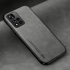 Handyhülle Hülle Luxus Leder Schutzhülle DY2 für Xiaomi Mi 11i 5G (2022) Grau